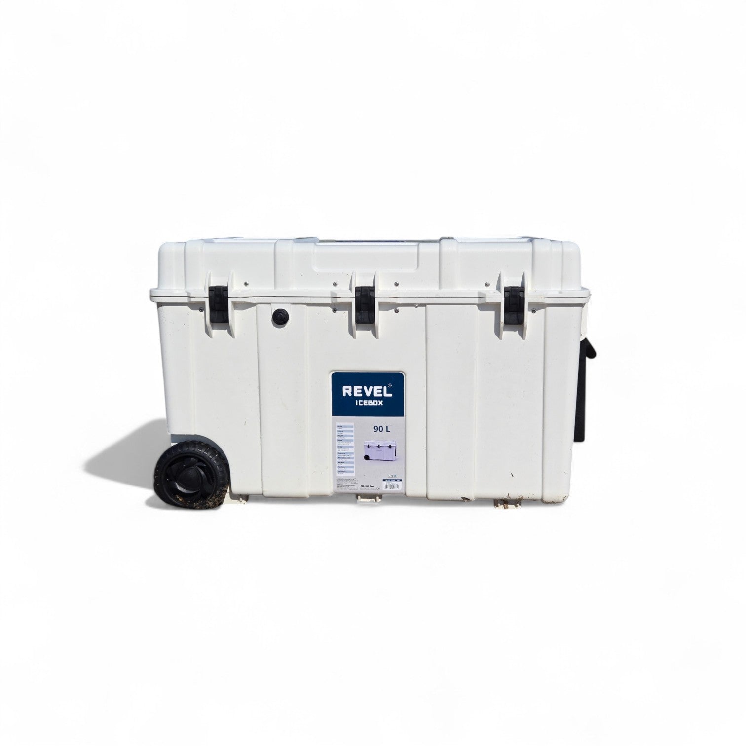 REVEL Tekerlekli Taşınabilir Soğutucu Kamp Buzluğu 90 Lt