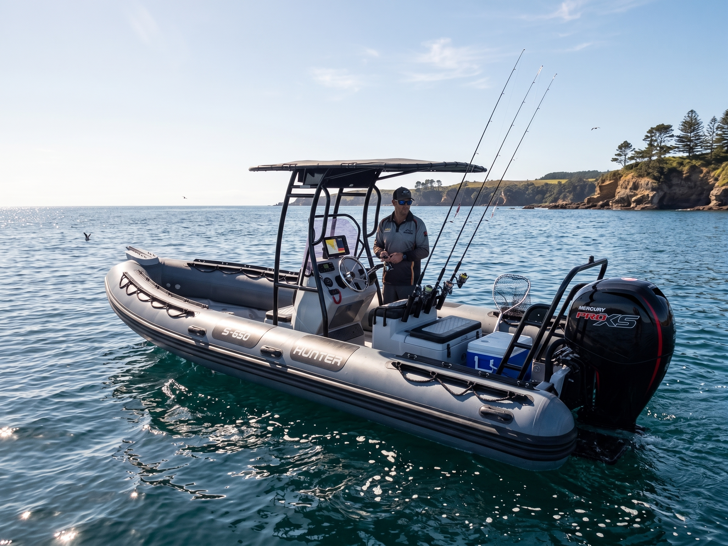 SEAPIDER S-650 HUNTER RIB BOT TEKNE